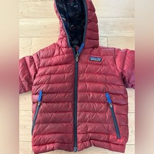 Patagonia boys jacket, reversible, puffer, size 4T